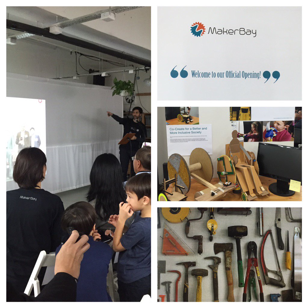 whub_io's tweet photo. Congrats to @MakerBay for the official opening! @StartmeupHK #StartupPassion #StartMeUpFest https://t.co/9dtDnnH2z8