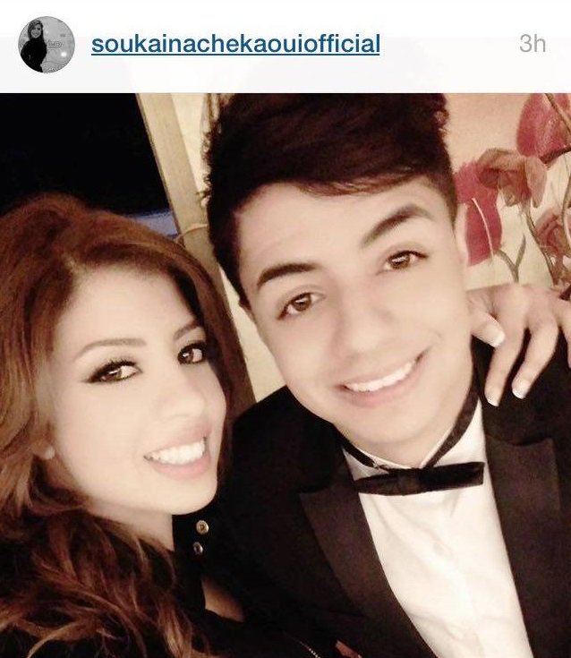 i_mamlka's tweet photo. #IhabAmir
سلفي من سكينة شيكاوي مع نجمنا إهاب أمير 💞 https://t.co/VnOBiluFEj
