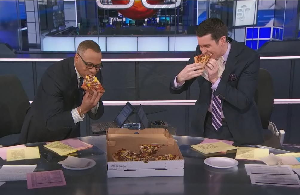 SportsCenter's tweet photo. No food in the studio, guys! https://t.co/dz0Juh7g59