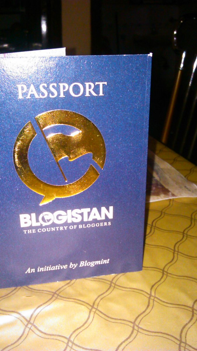 ankitdavv's tweet photo. Yay.I am the privileged citizen of #blogistan, the country of bloggers.Received by passport today.thnx @theblogmint https://t.co/yGLrjsiMYh
