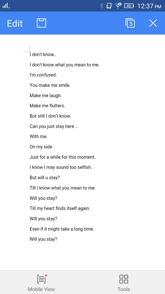 Stay...