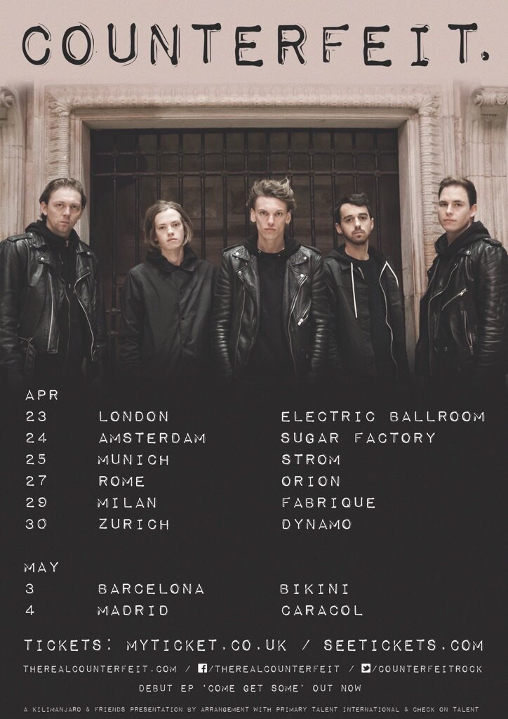 Jamiebower's tweet photo. Hi Spain 👋 we're coming to play music in you. You should come watch. https://t.co/jpK5BpzKk8 https://t.co/6joVNxiAag