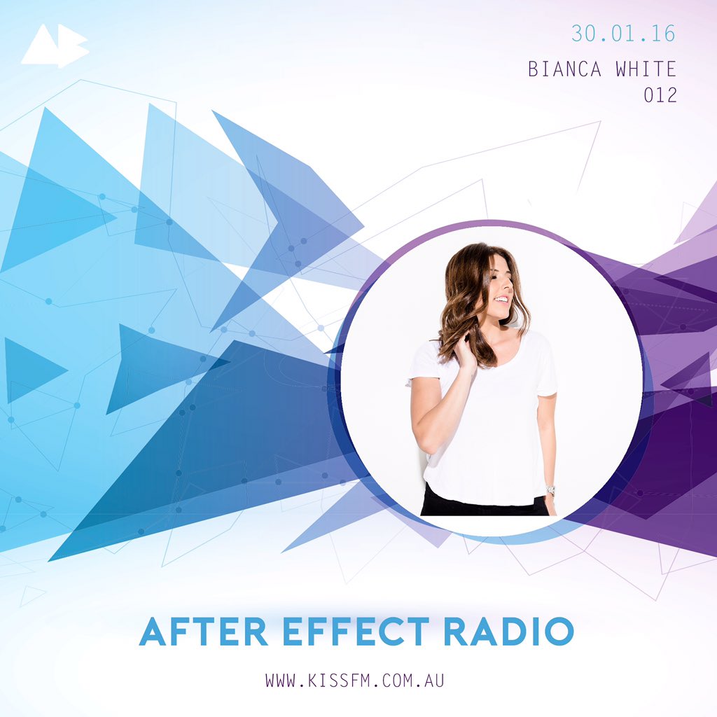 She's back!! @biancawhitedj in the mix on @KISSFMAustralia from 10:30PM Melbourne #aftereffectradio #kissfmaus