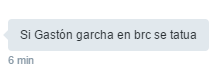 BarilocheXVI's tweet photo. #ConfesionesBRC SI QUIERE EL TATUAJE MEJOR QUE GARCHE https://t.co/bDUZYLVnlW