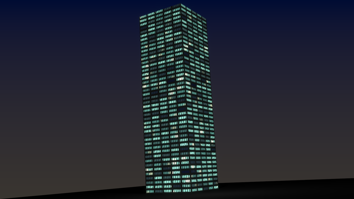 友 T Co Rupamlaw4d こちらに基いてビルの明かりをblenderのテクスチャノードのみで手続き的に作るとこんな感じ Blenderファイル T Co Rokrdltpvl T Co 7y9ge2eyeb Twitter