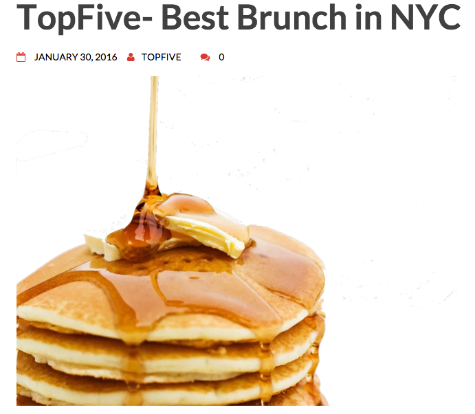 TOPFIVE_CG's tweet photo. Deciding where to grab brunch this morning? Here are the #TopFive Best #Brunch Spots in #NYC https://t.co/udajwEf9Ae https://t.co/XbEov7hLQW