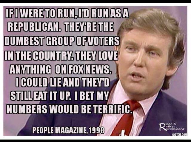 espiekermann's tweet image. Trump 1998: #Trump