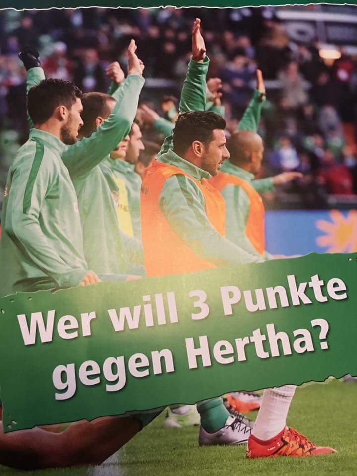 dannymeyer0711's tweet photo. @werderbremen Schwung aus dem Schalke-Spiel mitnehmen und auf zur alten Heimstärke #lebenslanggrünweiß https://t.co/EeJDValPQy