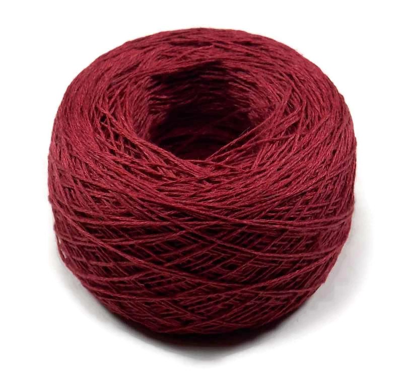 nothingbtstring's tweet image. Crochet Thread 3 Ply Linen Thread Maroon Linen Yarn Natural Fiber Tattin… etsy.com/listing/175958… #Etsy #LinenThread