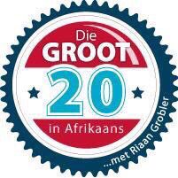 #GROOT20 klim <a href="/andreonstage1/">André Venter</a> &amp; <a href="/AndrietteNorman/">Andriette Norman</a> twee plekke na #16 met TOT ONEINDIG EINDE KRY.