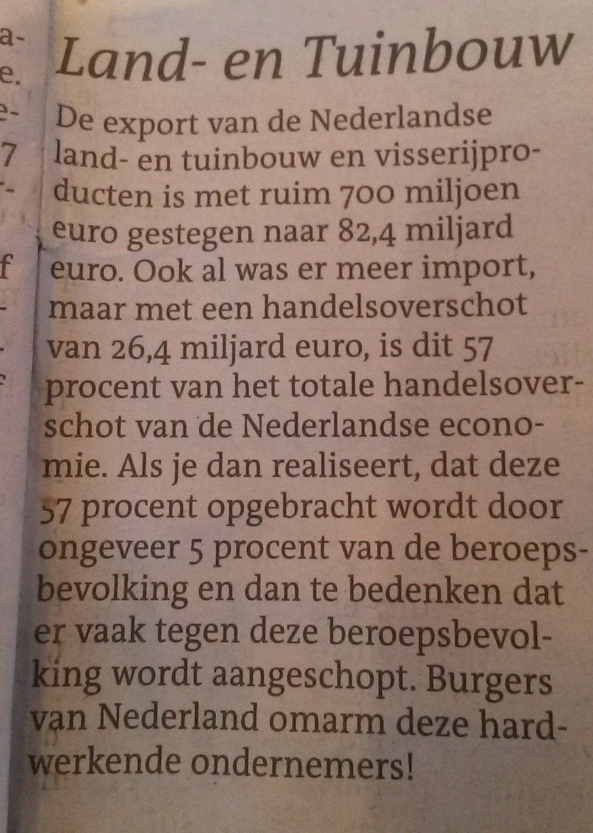 Blij word je van zulke ingezonden brieven.