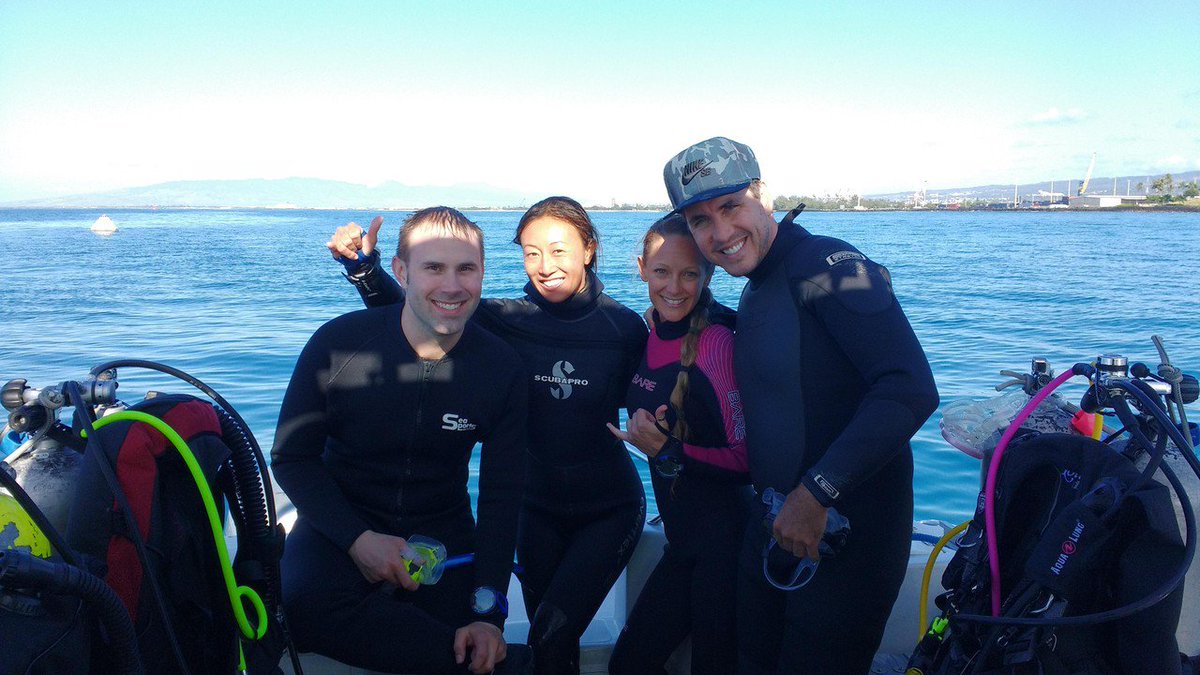 Michael just couldn't resist one more day of diving with us! bit.ly/1KMbYTb