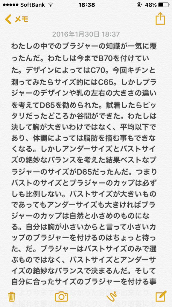 高いブラジャー買ったら世界変わった あるあるな話らしく大反響 ホールド感がすごい 谷間ができた Togetter