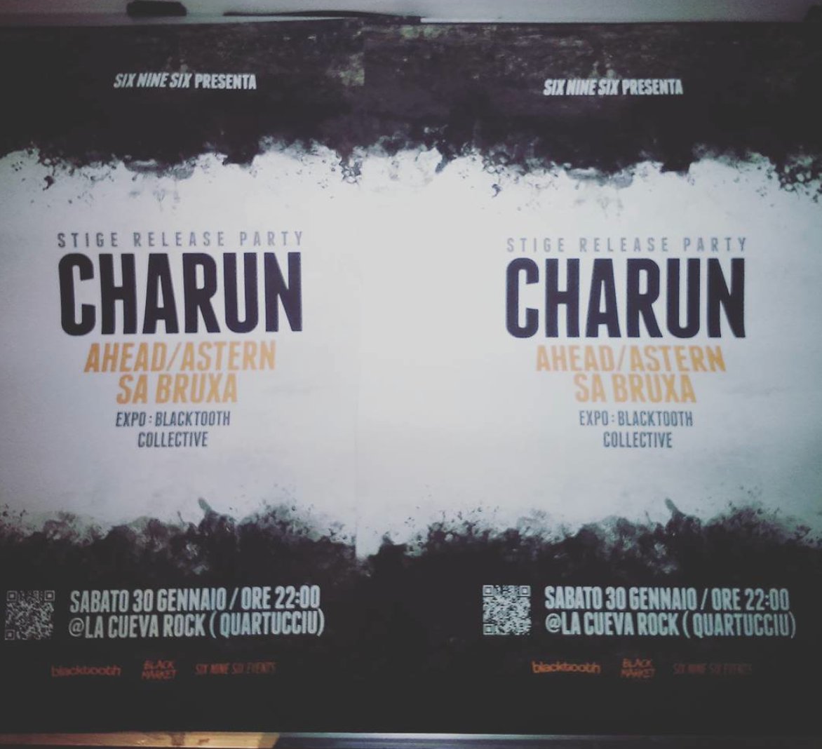 charunproject's tweet photo. Tonight we play at #lacuevarock (Cagliari, Italy)
#sdraaan #postrock #sabruxa #blacktoothcollective #aheadastern https://t.co/vcG3Ycic2X