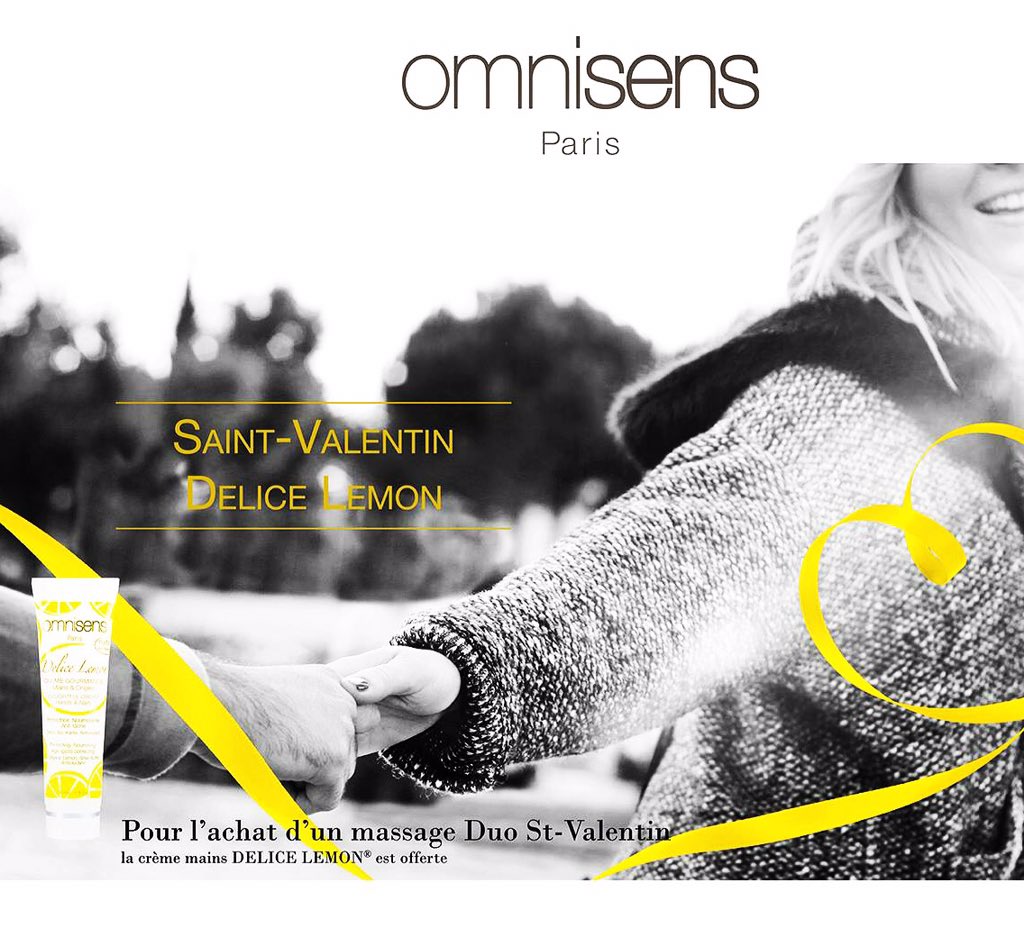 UN #ZESTE D'#AMOUR AVEC NOTRE SOIN DELICE LEMON POUR UNE ST VALENTIN ACIDULÉ omnisens.fr #SaintValentin
