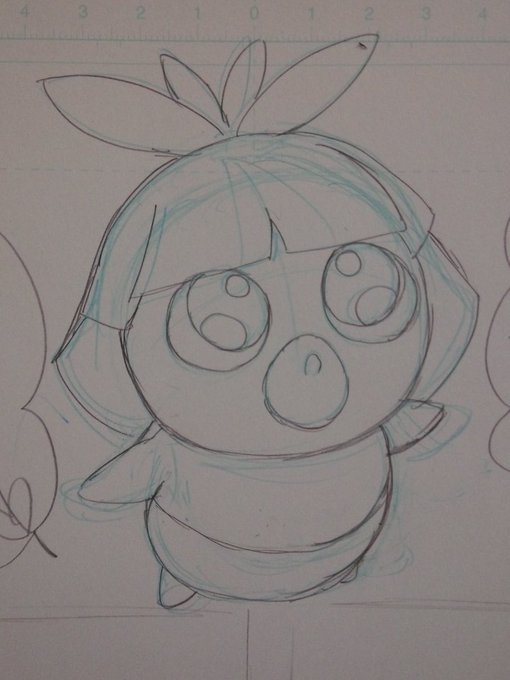 下書きはイラストちゃんと見たから大丈夫だけどネームのムチュールがヒドすぎるぇ…… 