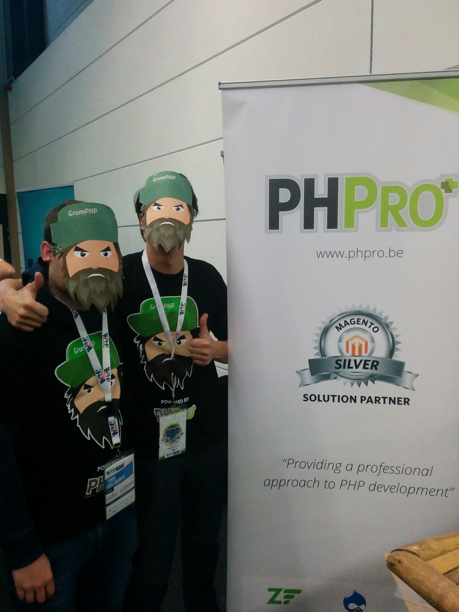 GrumPhp's tweet image. We are at #phpbnl16 today. Come to the @phprotweets boot and ask us about our open-source code quality tool!