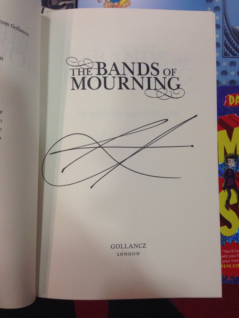 GRN_WHT_Mike's tweet photo. @BrandSanderson picked up a signed copy of BofM today! @Waterstones Bury St. Edmonds https://t.co/hUUT2CCQUf