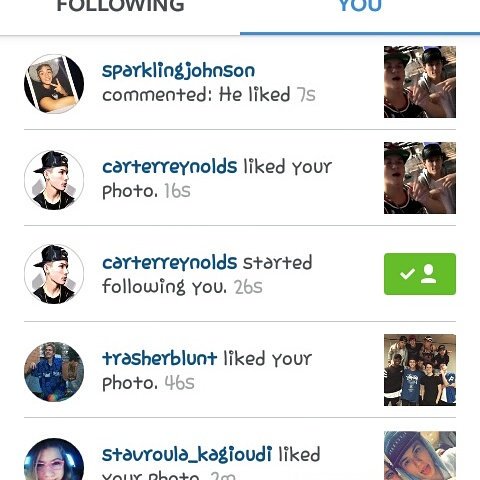 cartersleo's tweet photo. Oh.my.God. Carter followed me on instagrammmmm........😭😭😭 I can't even process this rn...... https://t.co/ghqMEYMsqt