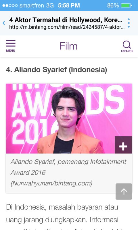juneafx's tweet photo. Aktor termahal indonesia😊😊 kalem ya li, tetep rendah hati♥♥ https://t.co/L6deBUVM46