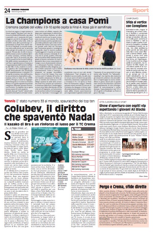 mondopadano's tweet photo. #Golubev, il diritto che spaventò #Nadal
#sport #tennis #mondopadano
@AndreyGolubev1 
https://t.co/KBLpQsNwu8 https://t.co/XQN7RQ5NWq