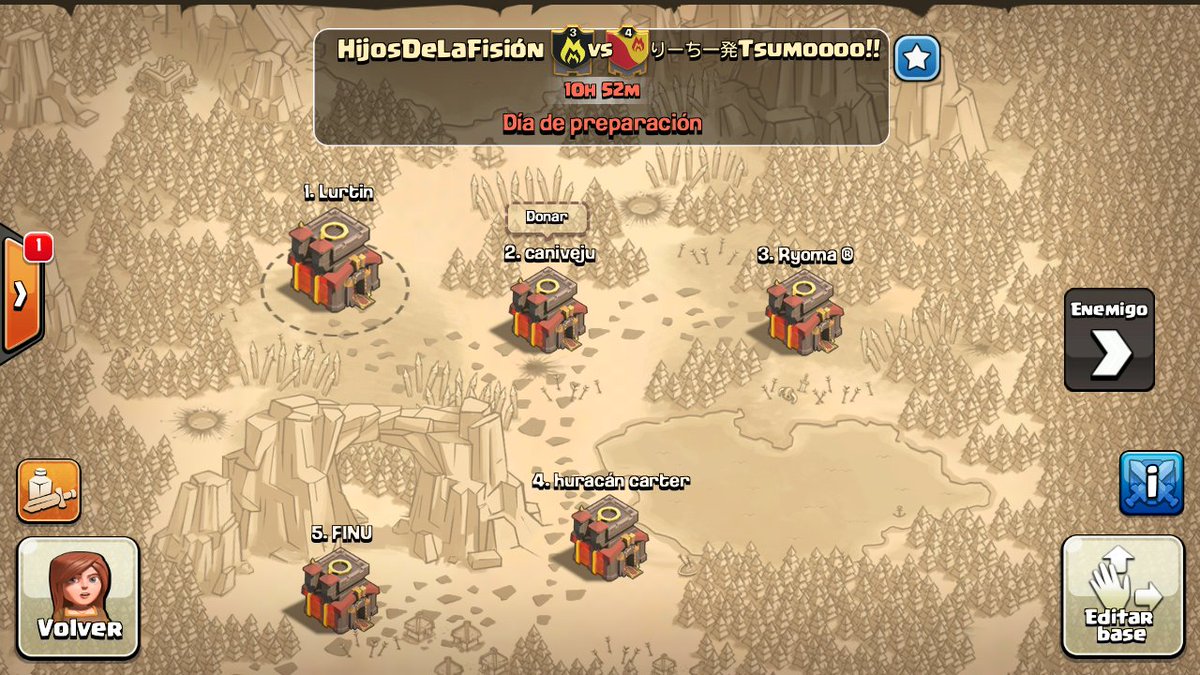 HijosDeLaFision's tweet photo. Hoy en @hijosdelafision guerra atacando todo en clan solo x aire, veremos como nos va esta guerra de relax😉 https://t.co/0uLAV5qgFX