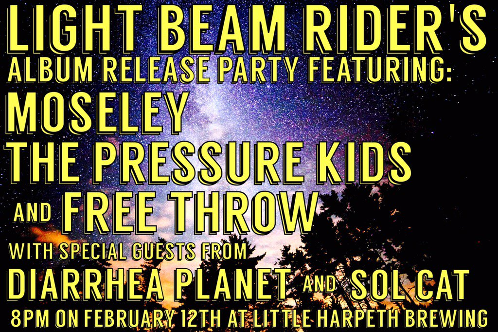 @LBRband w/ @moseleymusic <a href="/thepressurekids/">tiddy balls</a> &amp;  <a href="/FreeThrowEmo/">FREE THROW</a> @ <a href="/LHBrew/">Little Harpeth Brewing</a> w/ guests from <a href="/DiarrheaPlanet/">Diarrhea Planet</a> &amp; <a href="/solcatmusic/">Sol Cat</a>