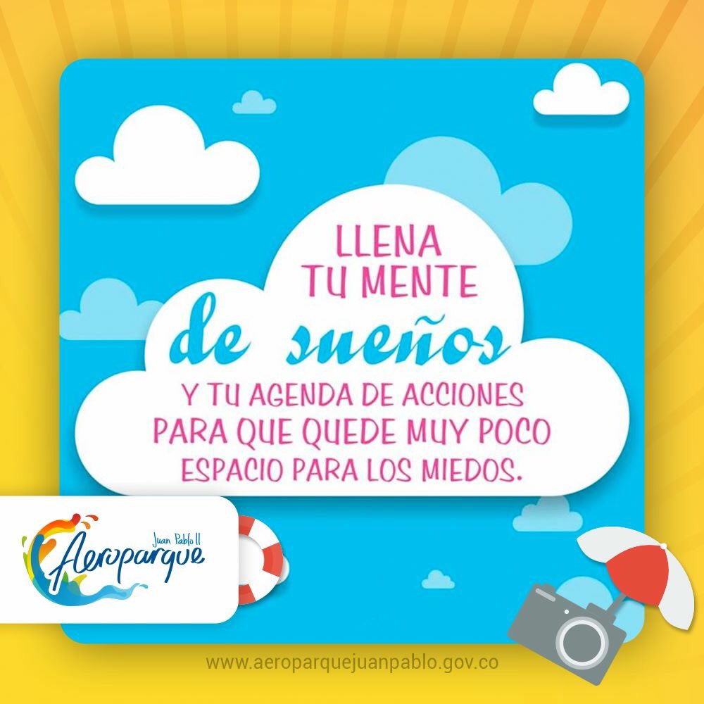 En Aeroparque Juan Pablo II queremos desearte un feliz inicio de semana, cargado de sueños y felicidad.
