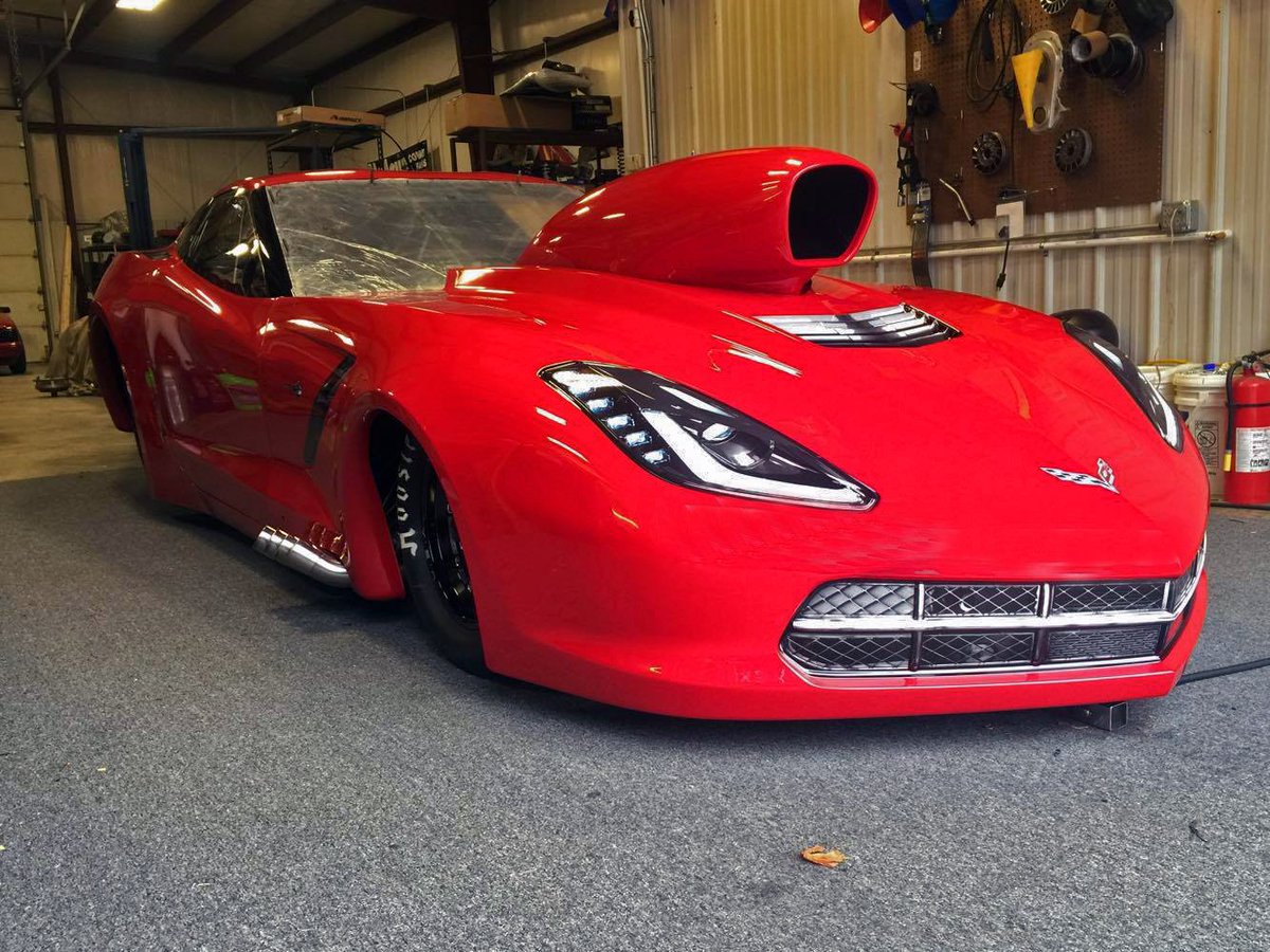 DragRacingScene's tweet image. Robert Hayes Motorsports will race a new #C7 #Corvette bodied #ProNitrous car this year! goo.gl/8QnRxq