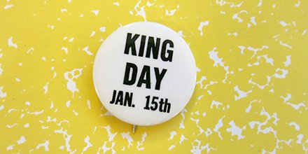 BusyBeaver's tweet image. Commemorating Martin Luther King's journey 3rd Monday of January, and the birthday of MLK on the 15th. #ButtonMuseum