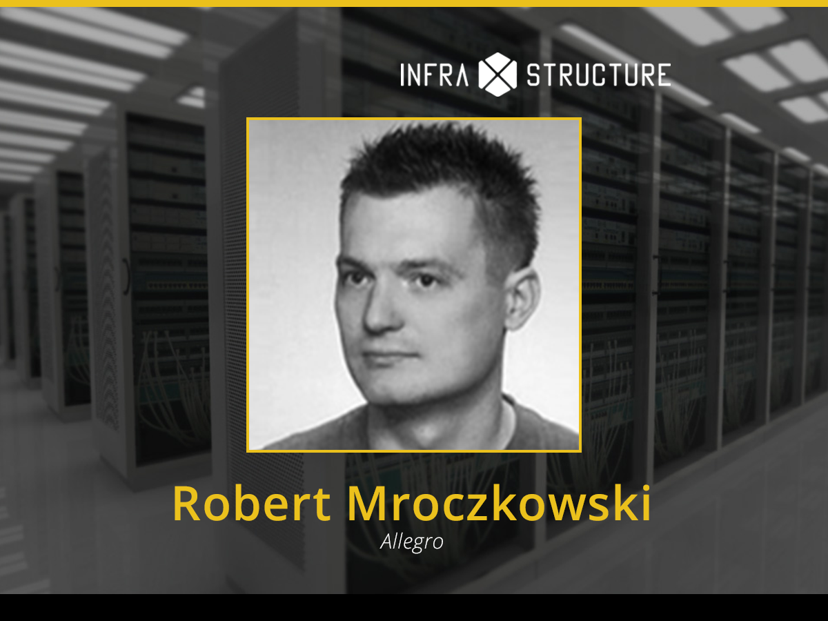 infraXstructure's tweet image. Robert Mroczkowski from @Allegro_Group will share his tips and tricks on cloud technologies at #infraXstructure