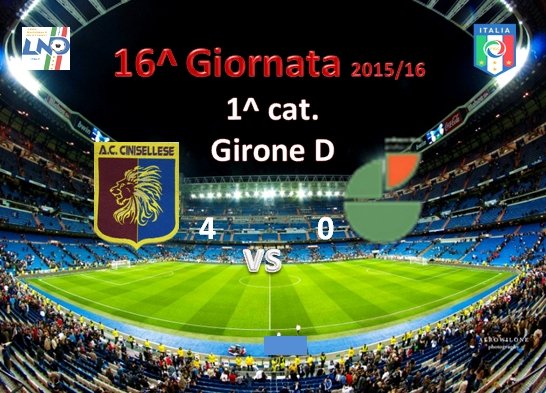 AcCinisellese's tweet photo. Prima squadra vittoriosa nella prima partita di ritorno https://t.co/8MPtgrRHpc