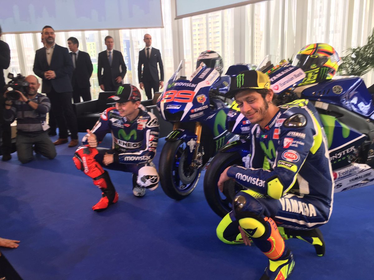 YamahaMotoGP's tweet photo. Discover the 2016 Movistar Yamaha MotoGP Team and the new YZR-M1 on https://t.co/GzRkxiDxBV #MotoGP https://t.co/2HuOdRRzCv