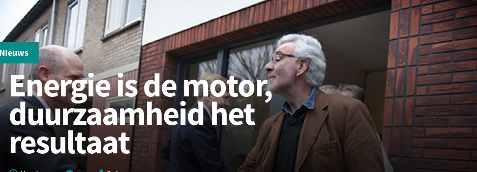"Energieprestatievergoeding effent de weg voor de Stroomversnelling." 3e verhaal #Topstory
buff.ly/1Zujfxy
