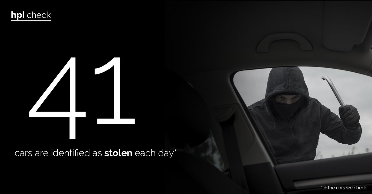 my_hpi's tweet photo. #didyouknow We identify 41 cars per day that are currently stolen! #hpistats #hpicheck https://t.co/c1iXRPNasi