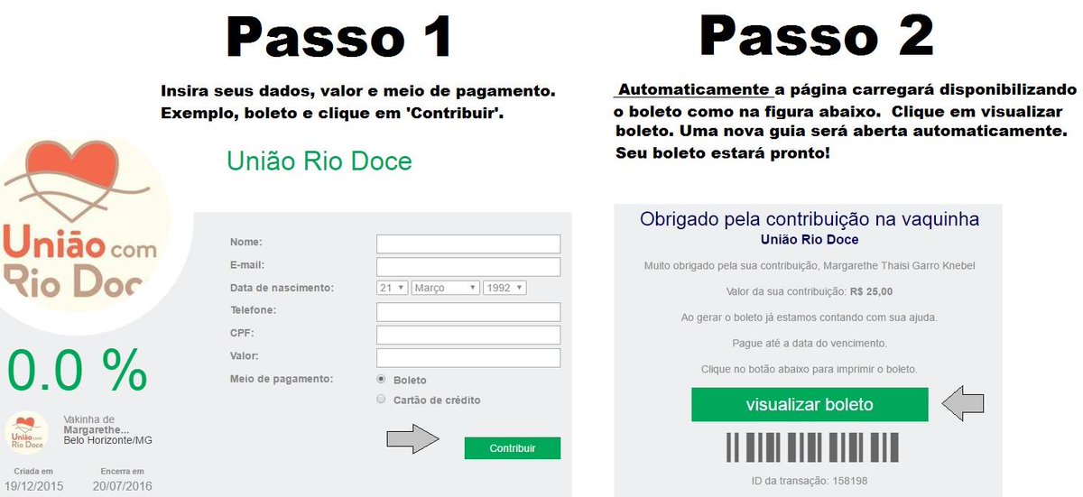 UniaoRioDoce's tweet photo. É muito simples doar!  https://t.co/SO9bIfQxHF #RioDoce #samarco #BeloOriente #captaçãodeágua https://t.co/BN6UISiz5e