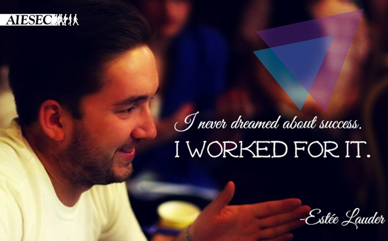 AIESECSapienza's tweet photo. #motivation per affrontare la settimana! 
Non sognare il successo, lavora per ottenerlo!
#AIESECRomaSapienza #monday https://t.co/N0lYlSPiIi