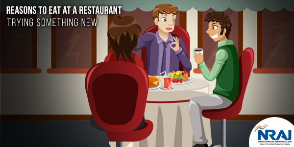 NRAI_India's tweet image. You never know when you might discover your new favourite dish. #EatOut