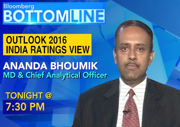 live99874's tweet photo. #Outlook2016 @IndiaRatings View: @MiniMenon talks to experts from @IndiaRatings
#BloombergBottomline @ 7:30 pm https://t.co/0ZUvAfT8In