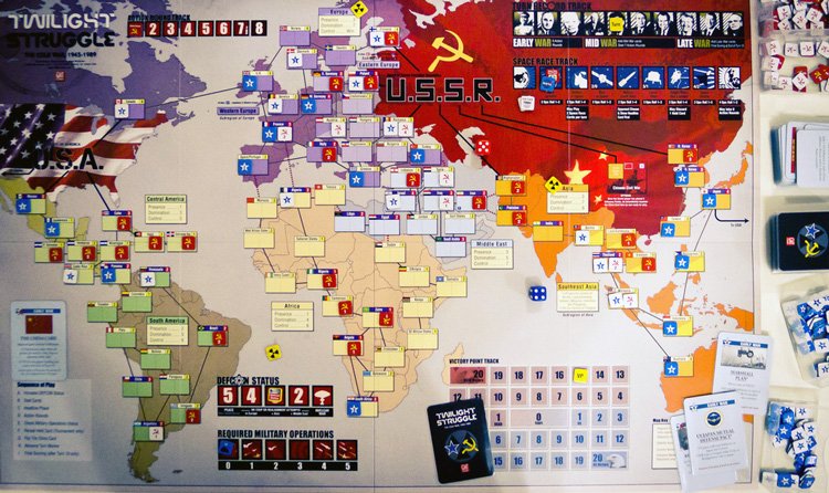 OnSeriousGames's tweet photo. ‘Twilight Struggle’ a #boardgame to change #ColdWar rules https://t.co/9F4rHBsR8P @GameTwilight #seriousgames https://t.co/ZSmzWya3uG
