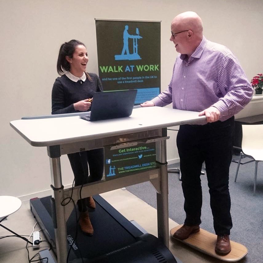 MediabrandsUK's tweet photo. Pop down to our café and try out the new @treadmill_desks & @fluidstance board! #MBbalance #BodyWeek https://t.co/wgpzNtOGoD