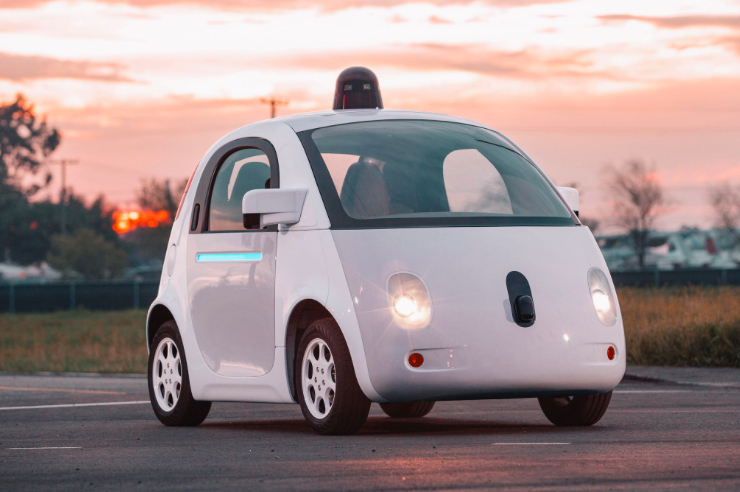 jowyang's tweet photo. Google's self-driving car is designed to look friendly --as the concept is scary. Dubbed The "Panda" https://t.co/T8kLaBM7ne
