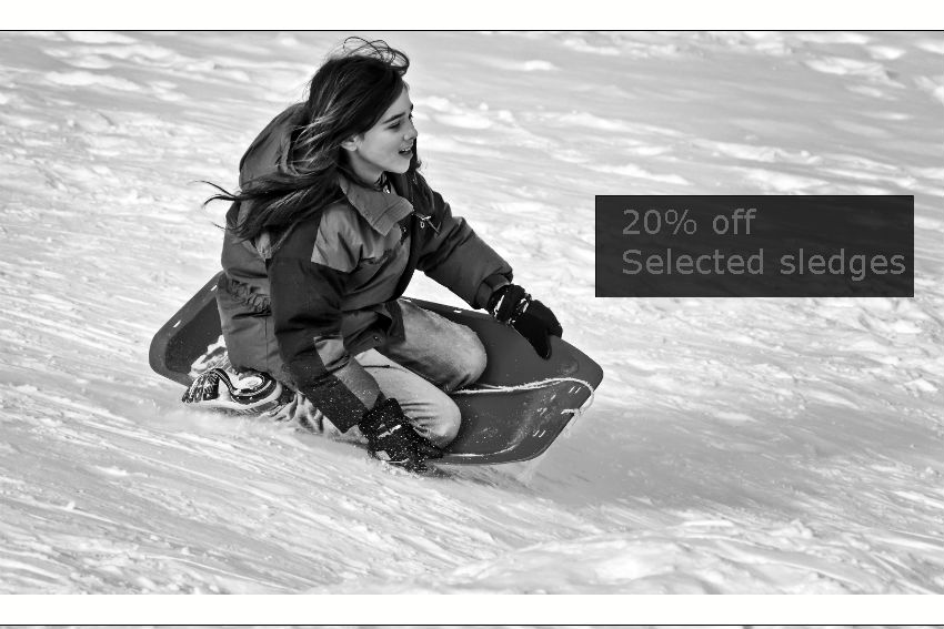 Enjoy the snow while it lasts with one of our sledges! Find out more here: ow.ly/Xdidd