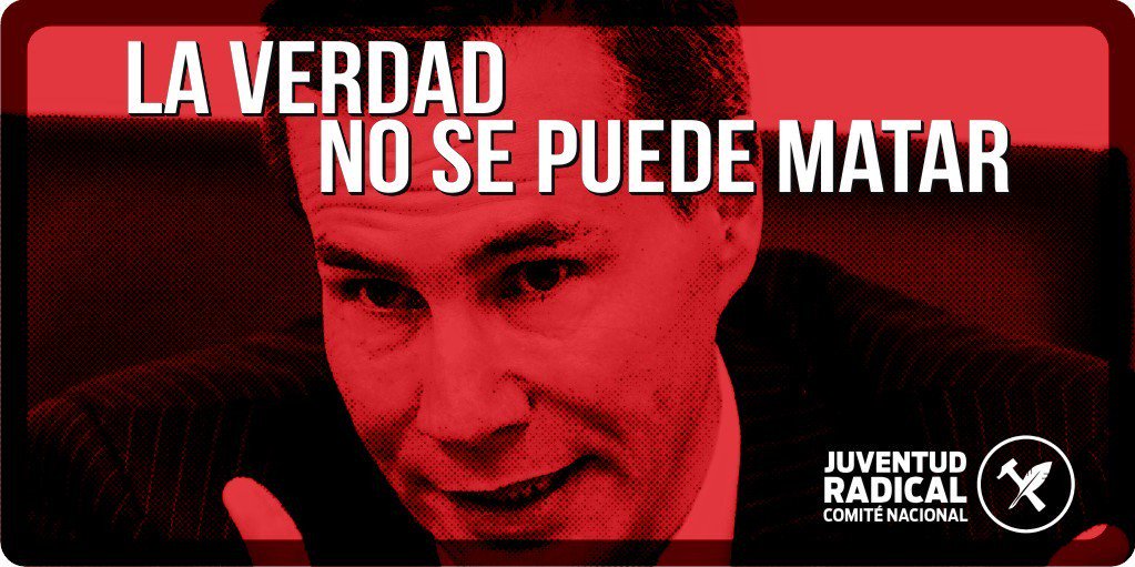 JR_Lanus's tweet photo. Al cumplirse un año de la muerte del fiscal Alberto #Nisman, la sociedad argentina sigue reclamando justicia! https://t.co/xmGVs2pow4