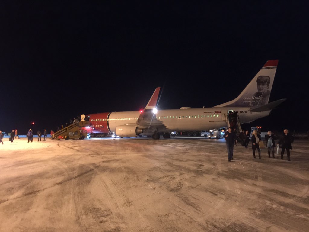 Touch down #ArcticJS - Time is now 13:30