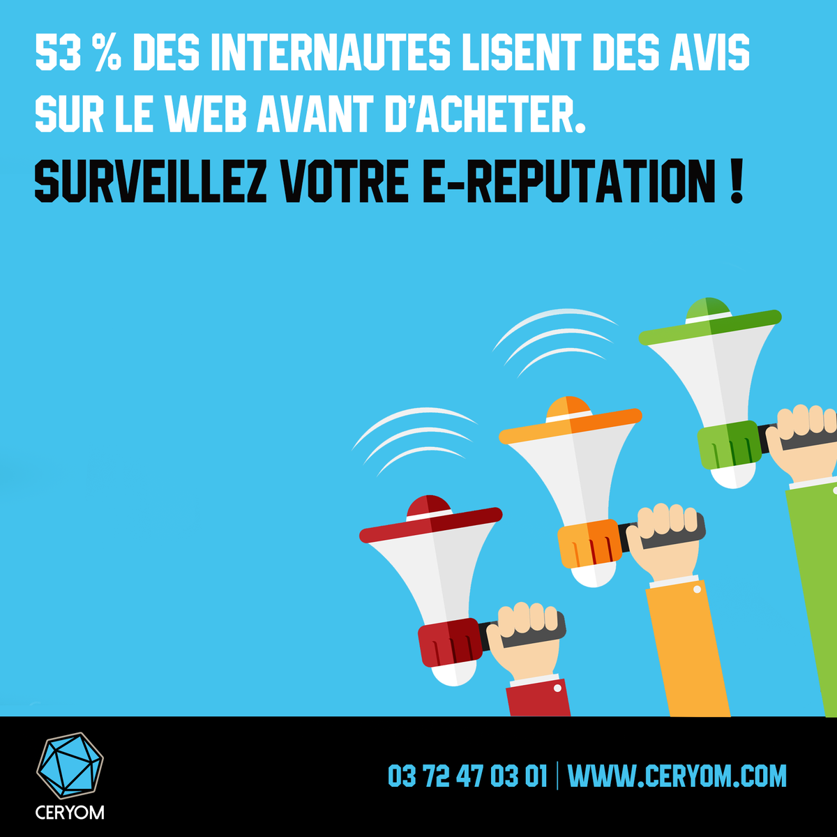 Ceryom's tweet photo. Surveillez-vous régulièrement votre e-réputation? #ceryom #eréputation #siteinternet https://t.co/yVbuefOPq8