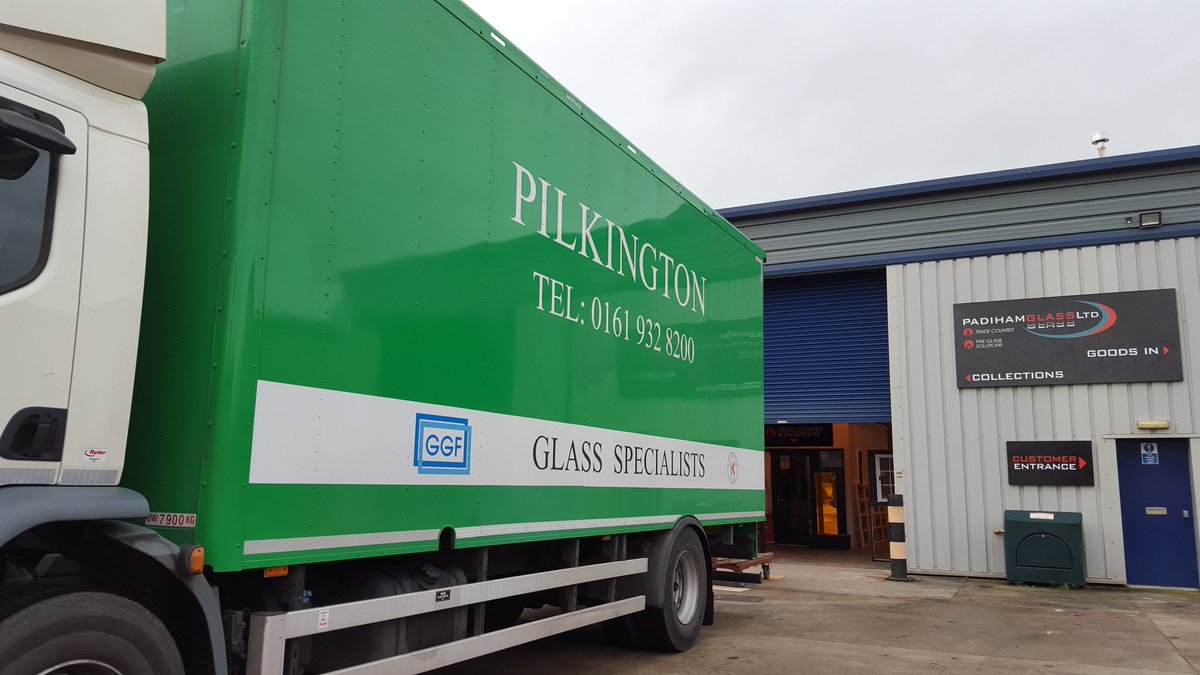 PadihamGlassLtd's tweet photo. Taking delivery of #Pyroshield (6&7mm) from @pilkingtonglass this morning, can we help with your #firesafety? https://t.co/AxAX0y4KZq