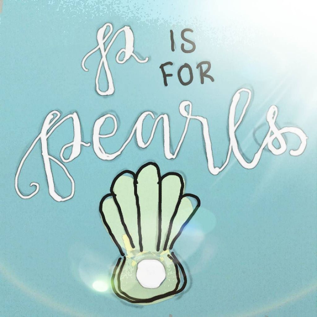 Druthersco's tweet photo. By ilmspiration #handlettering #handletteredabcs_2016 #handletteredabcs #abcs_p #p #pearl #pearls #blue #sea #sun #β¦ https://t.co/yemZv0ap7W