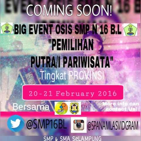 JOIN! <a href="/SmansaBDL/">SMAN1 BANDAR LAMPUNG</a> <a href="/KIR_PRPSmansa/">KIR SMANSA Metro</a> <a href="/smansa03_metro/">Smansa03_Metro</a> <a href="/smandaBDL/">SMAN 2 Bandarlampung</a> <a href="/SMANEGERI3BL/">SMAN 3 B. LAMPUNG</a> <a href="/sman1_kotabumi/">sman 1 kotabumi</a> @smandaprima <a href="/SMAN6BDL/">SMANAM</a> 🙋🙋