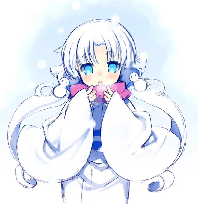 今日の落書き、ゆきんこ  